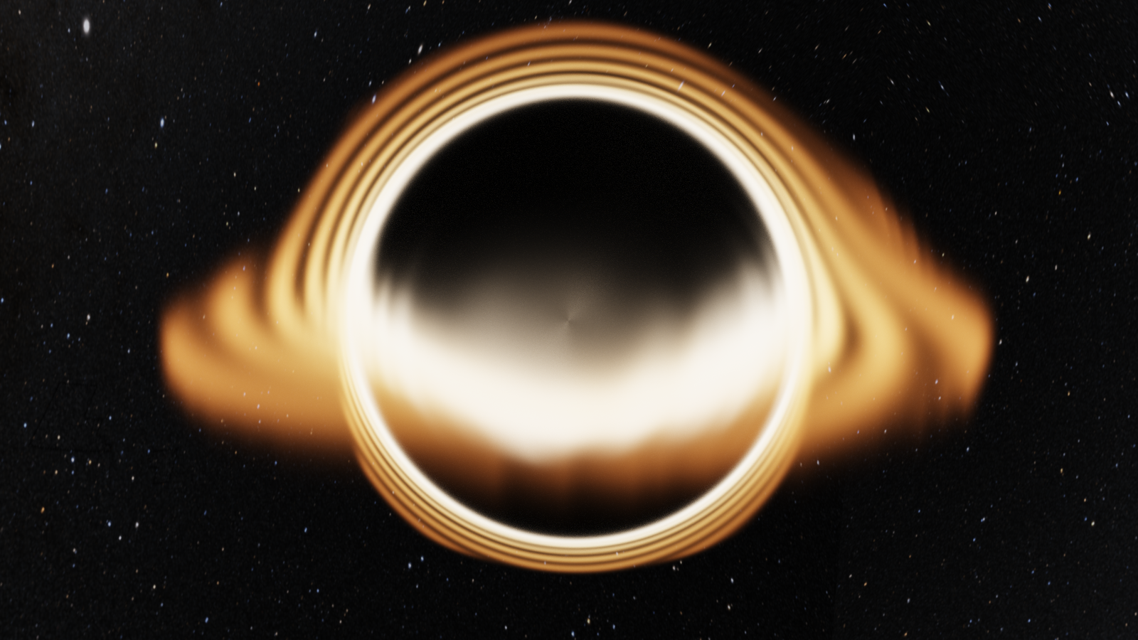 Black hole with accretion disk and gravitational lensing