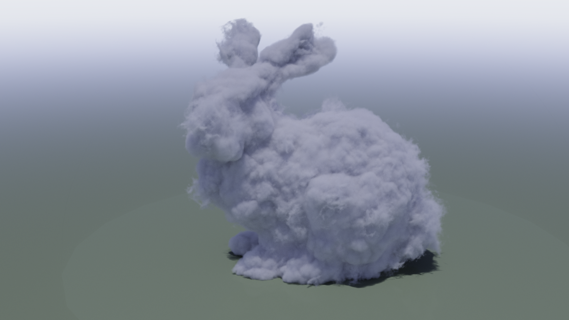 Stanford bunny cloud